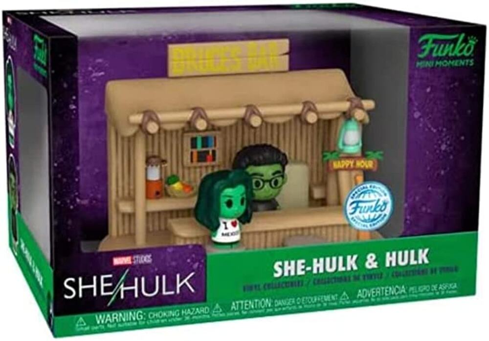 Funko Exclusive Mini Moments She-Hulk/Hulk Bruce's Tiki BAR